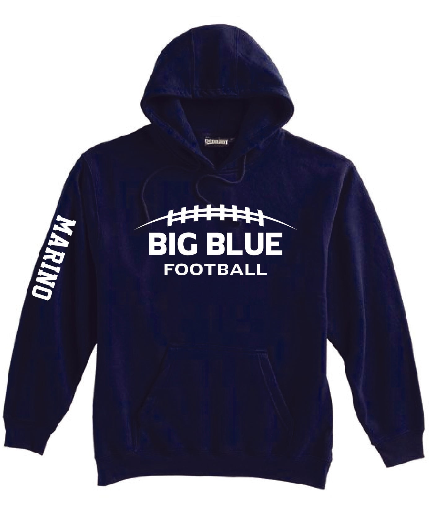 Big blue hoodie on sale