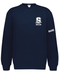 1252 Badger Soccer Crew Neck w/ pocket