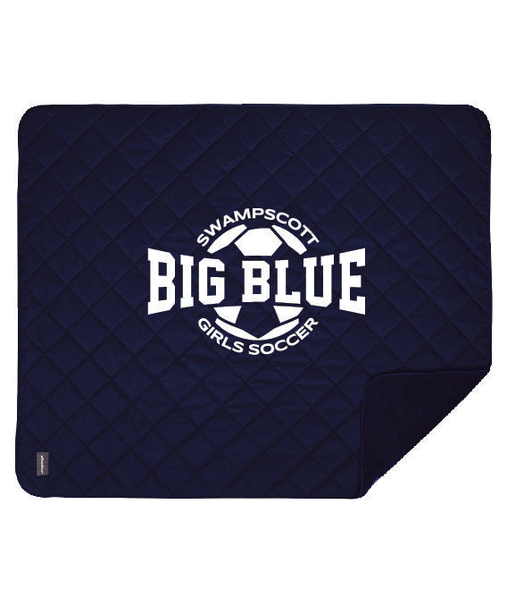 Eddie Bauer® Quilted Insulated Fleece Blanket Soccer